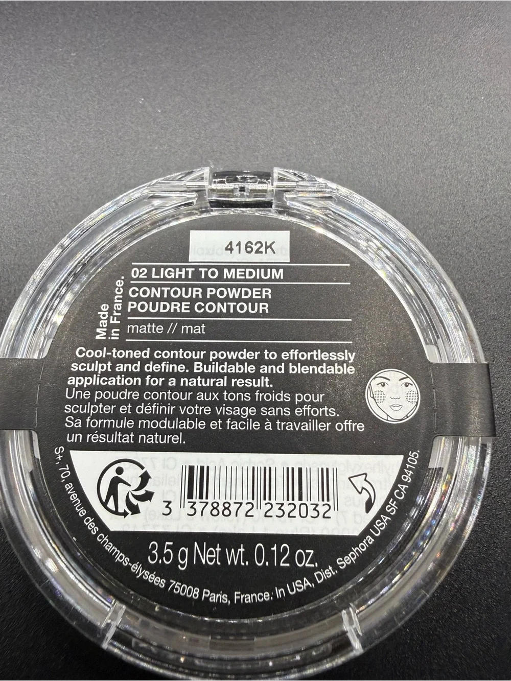 Sephora Contour Matte Powder -Light to Medium(02)